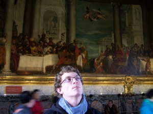 So much artwork on the Chateux Versailles ceilings we got sore necks!