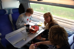 2nd class on the TGV.