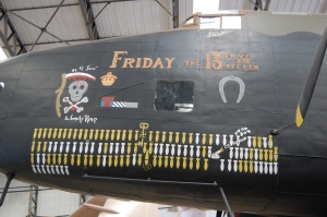 Halifax "Friday the 13th", the most missions at 128. It survived the war.