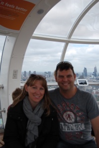 Yes, that's Wendy on the London Eye!