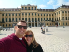 Schonbrunn Palace, the 'small' winter palace to get out of the stench of the city.