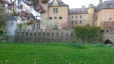 The rear of the castle from the garden.