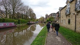 Canal in Skipton. Our European boat ride next time!